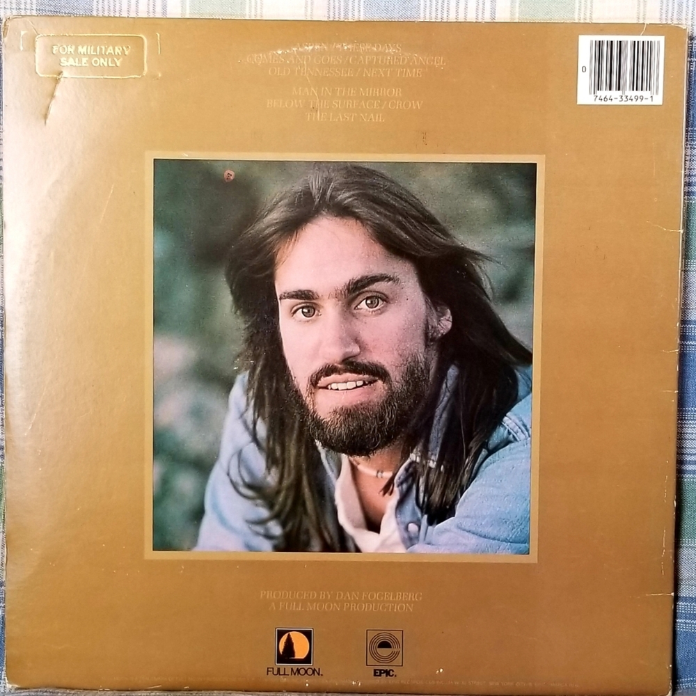 Record Album-Dan Folgerberg-Captured Angel Lp